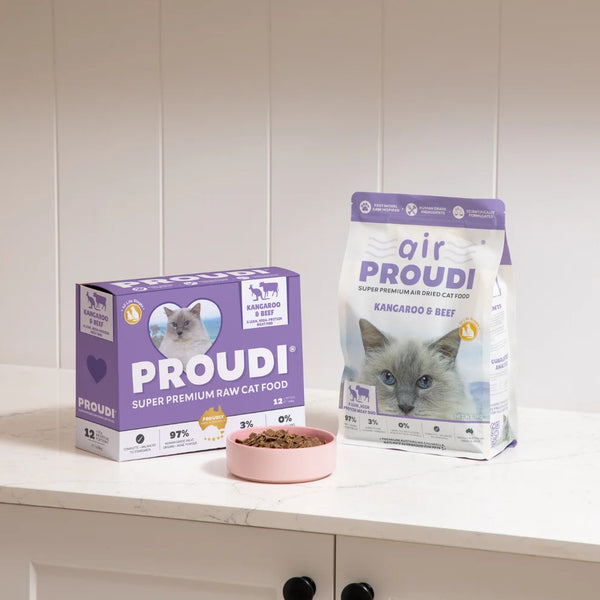 Proudi Kangaroo & Beef Air Dried for Cats