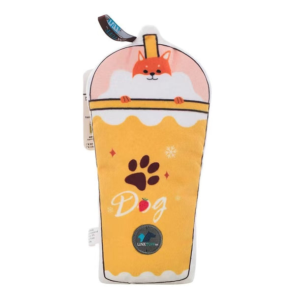 Orange Dog Bubble Tea Toy