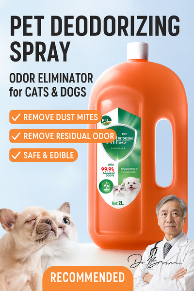 Pet Deodorizing Spray – Odor Remover & Disinfectant for Cats and Dogs