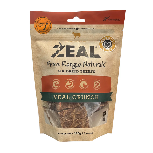 ZEAL AIR DRIED VEAL CRUNCH 125G
