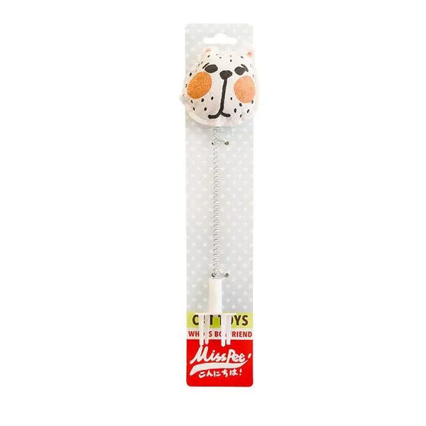 Orange Cat Springy Teaser Toy
