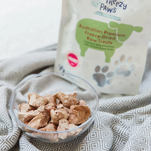 Freeze Dried Lamb Hearts 100G,FREEZY PAWS