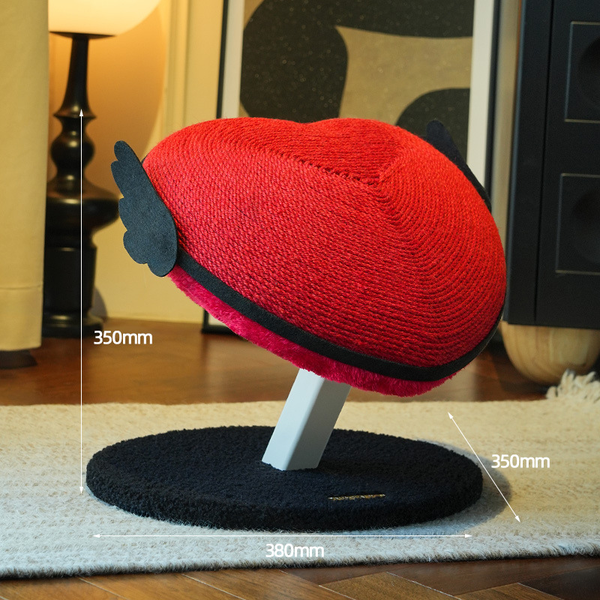 Trendy Heart Cat Tree Large Sisal Scratching Post Vertical Cat Scratcher Cat Toy