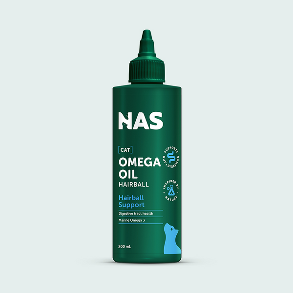 NAS OMEGA OIL CAT HAIRBALL 200ML-NATURAL ANIMAL SOLUTIONS