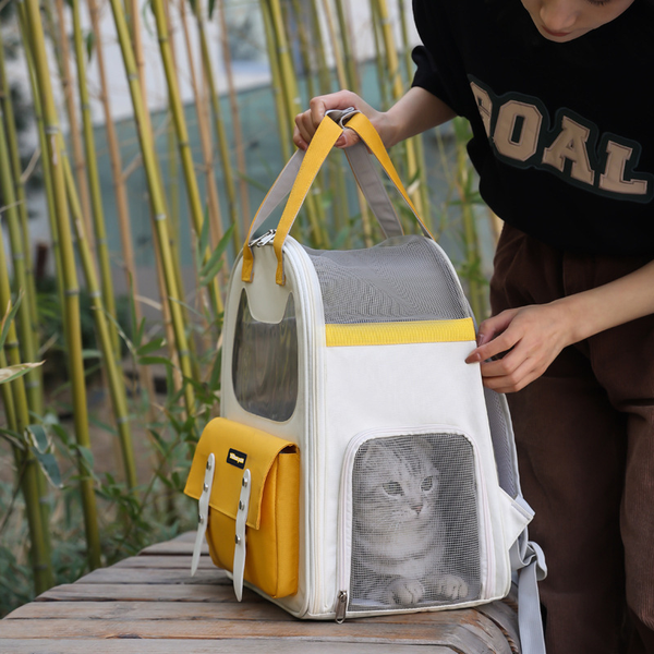 Portable Space Capsule Pet Backpack Large Travel Carrier for Cats & Dogs