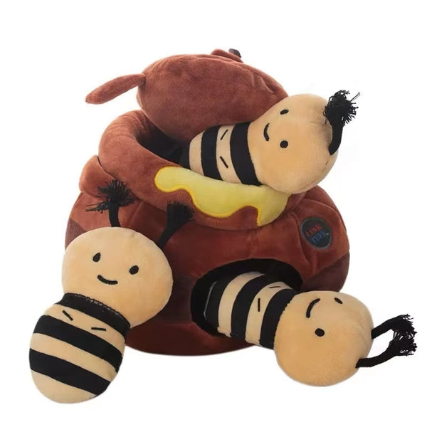 Bee Hive Puzzle Dog Toy