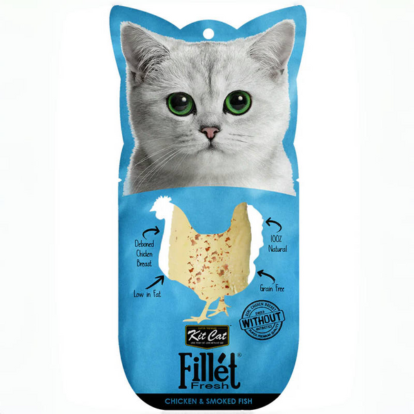 Kit Cat Fillet Fresh Chicken & Smoked Fish 30gm