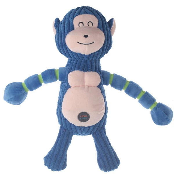 Giant Blue Squeak Monkey-Oversized Multi-Squeak Interactive Toy