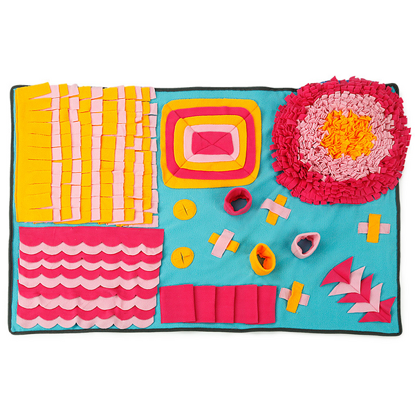 Pet Snuffle Mat-Blue L 105*70cm